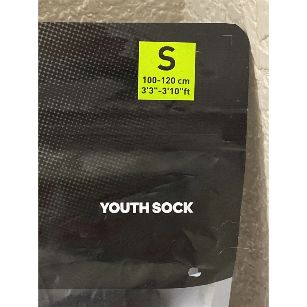 Adidas Youth Sock Shin Guards Black White Soccer Small For Height 3'3